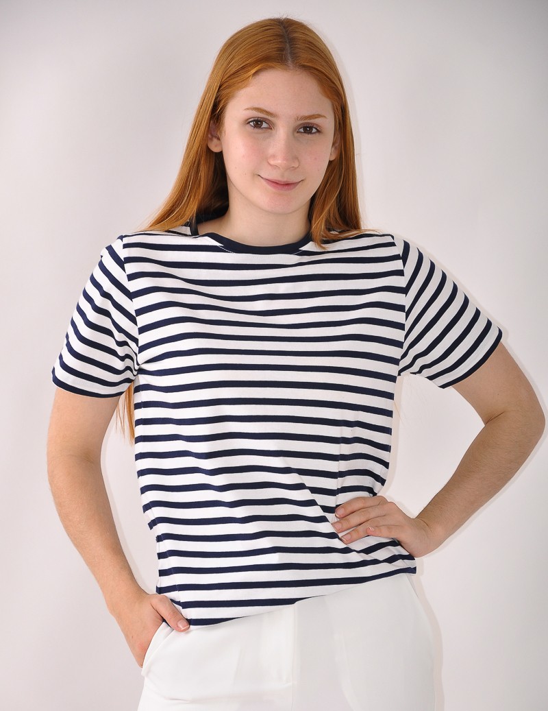CAMISOLA ESTAMPADA C/RISCAS