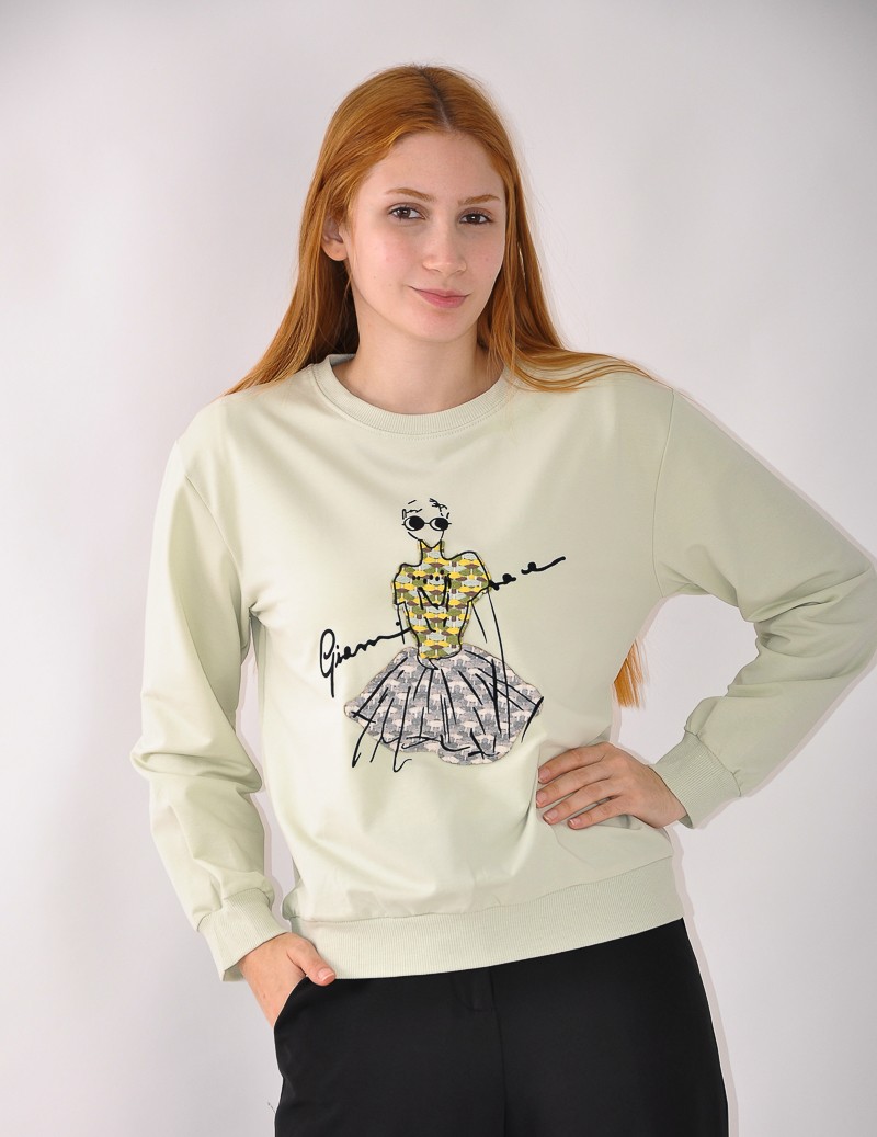 SUDADERA BORDADA 