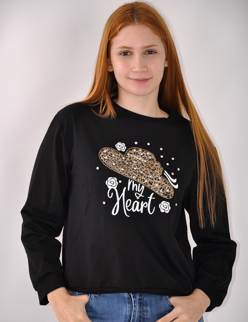 SUDADERA C/PEDRERÍA 