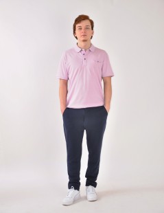 POLO TEXTURADO C/BOLSILLO