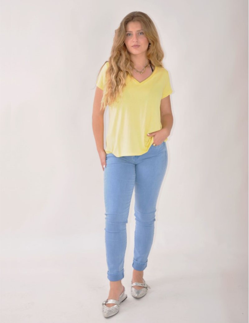 CAMISETA C/PICO LUREX