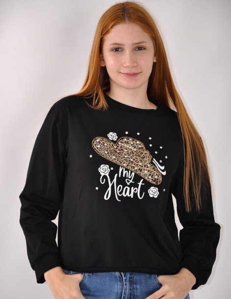 SUDADERA C/PEDRERÍA 