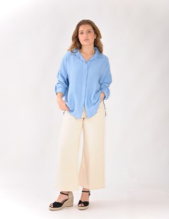 CAMISA M/LARGA BOTONES ESCONDIDOS 