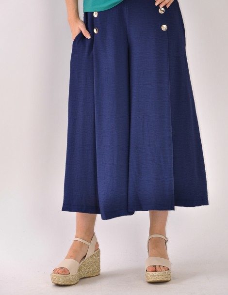 PANTALON ANCHO LINO