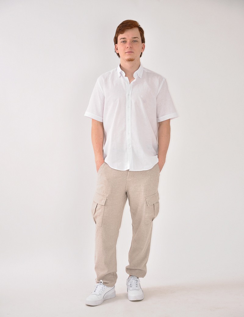 PANTALÓN LINO CARGO