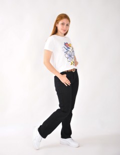 PANTALON SARJA RECTA 5 BOLSILLOS