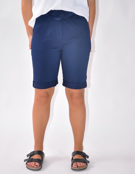 SHORT SARGA C/CINTURÓN LAZO