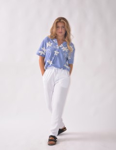 CALÇA RECTA LISA