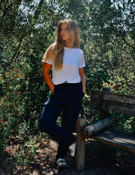 CALÇA RECTA LISA
