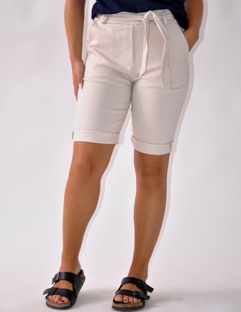 SHORT SARGA C/CINTURÓN LAZO