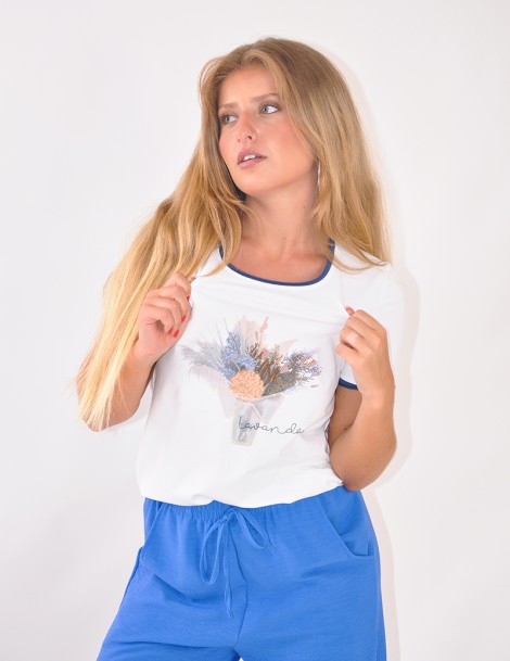 CAMISETA BORDADA