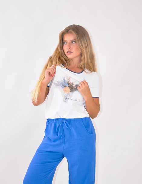 CAMISETA BORDADA