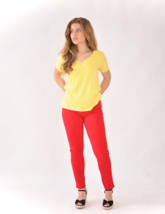 CAMISETA C/PICO LUREX
