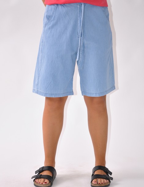 SHORT DENIM C/CINTURÓN