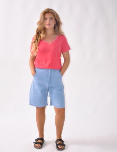 SHORT DENIM C/CINTURÓN