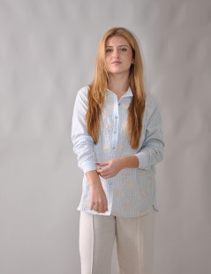 CAMISA BORDADA CORDA