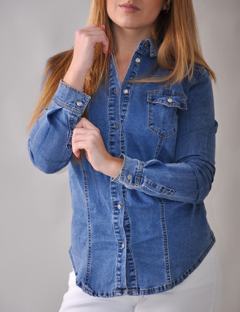 CAMISA GANGA C/2 BOLSOS