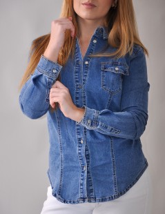 CAMISA TEJANA C/2 BOLSILLOS