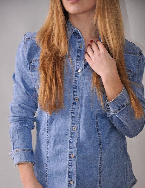 CAMISA GANGA C/2 BOLSOS