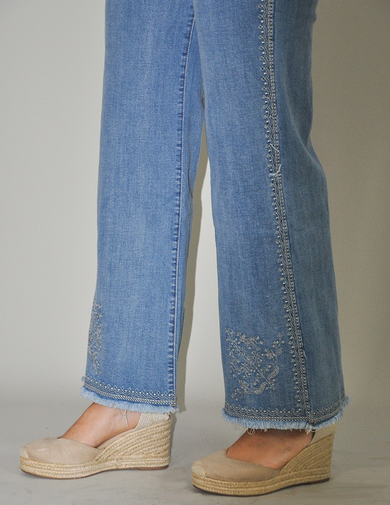 PANTALÓN VAQUERO PIERNA...