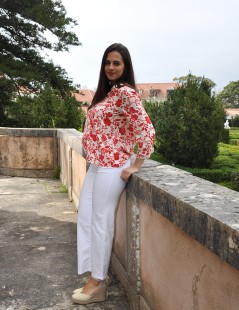 PANTALÓN PIERNA ANCHA PUSH-UP