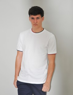 T-SHIRT GOLA BICOLOR