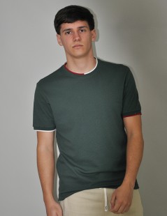 T-SHIRT GOLA BICOLOR