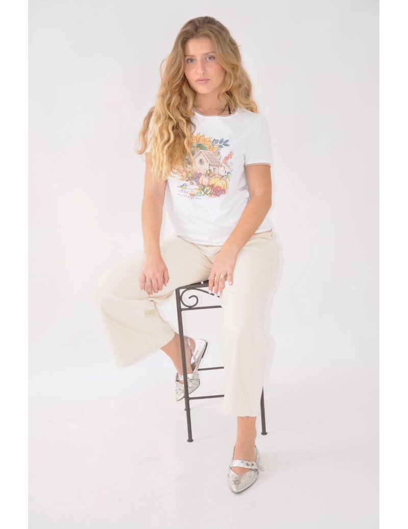 CAMISETA BORDADA