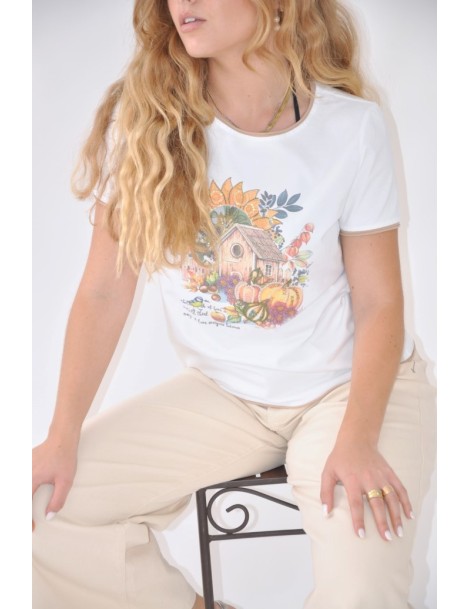 CAMISETA BORDADA