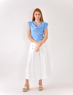 PANTALON ANCHO LINO