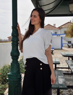 PANTALON ANCHO LINO