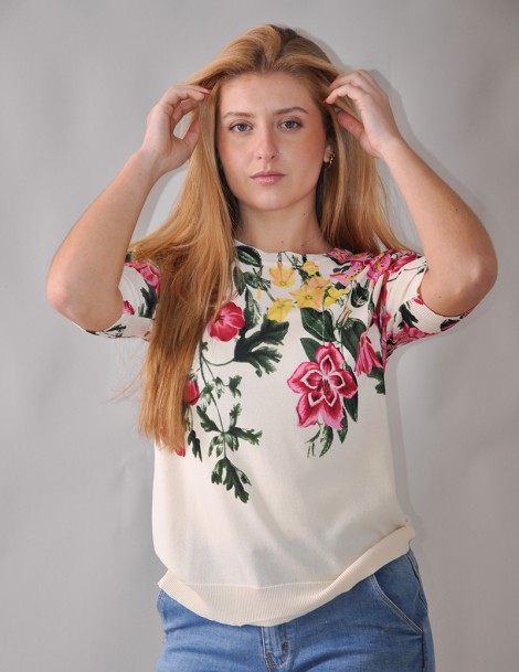 JERSEY ESTAMPADO FLORES