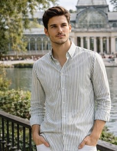 CAMISA M/LARGA RAYAS MINIOXFORD