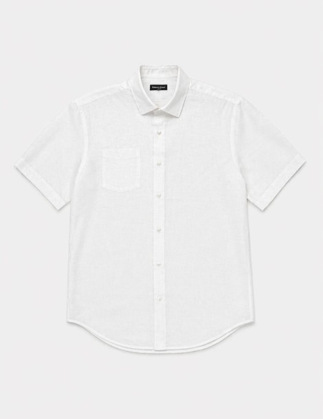 CAMISA LINHO MANGA CURTA