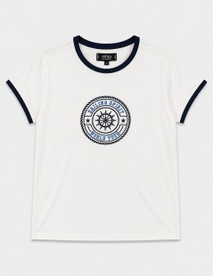 CAMISETA KIMONO BORDADO