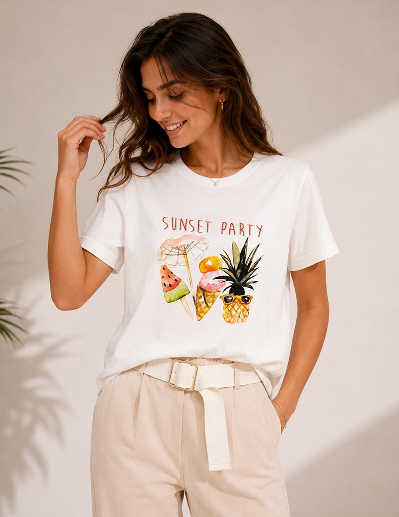CAMISETA ESTAMPADO SUNSET