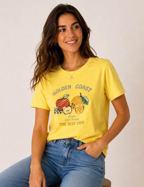 CAMISETA ESTAMPADO FRUTAS