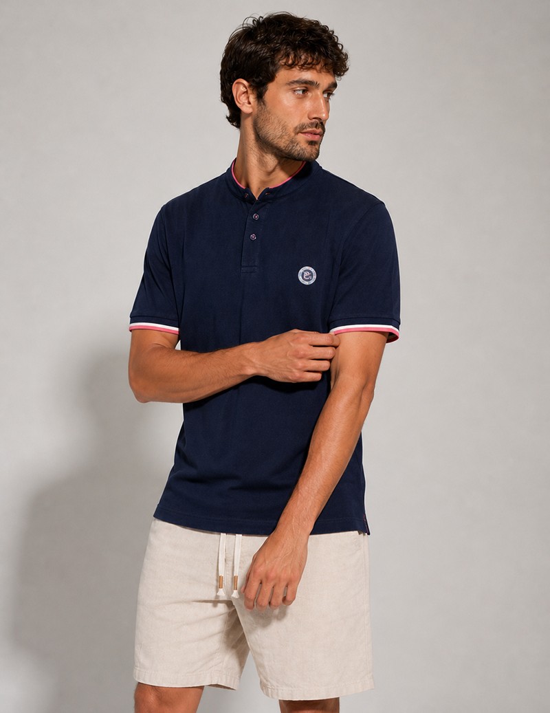 POLO CUELLO MAO CONTRASTE