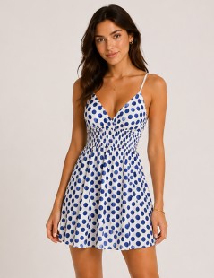 VESTIDO CORTO BOLITAS