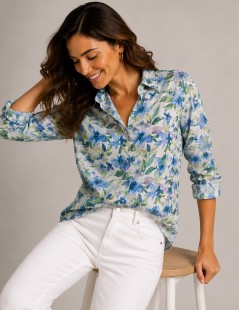 CAMISA ESTAMPADA FLORES