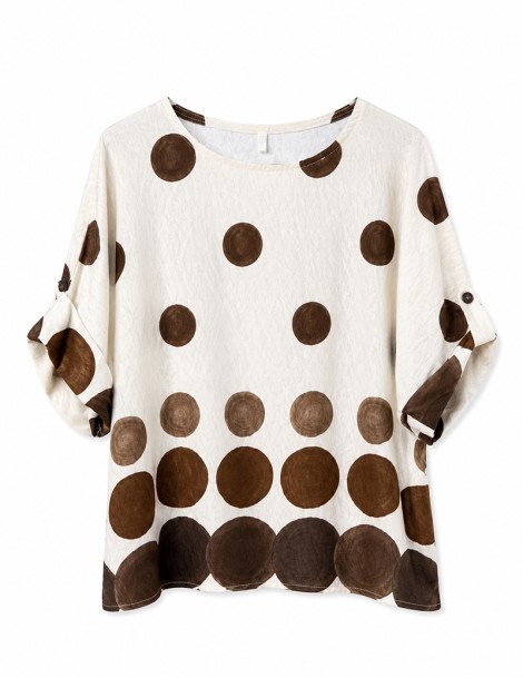 BLUSA MURCIELAGO C/BOLITAS
