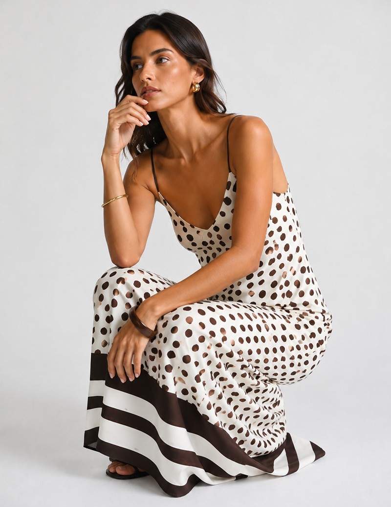 VESTIDO LARGO TIRANTE FINO