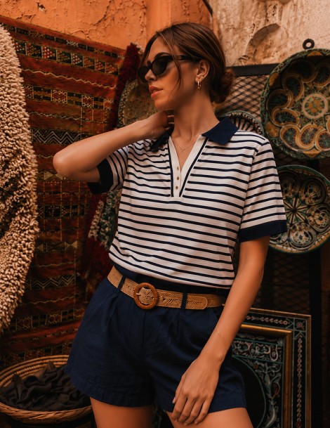 JERSEY POLO RAYAS