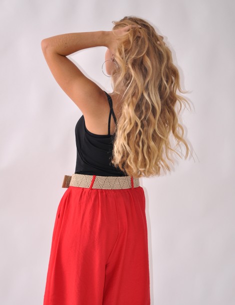 SHORT C/CINTO TRENÇADO
