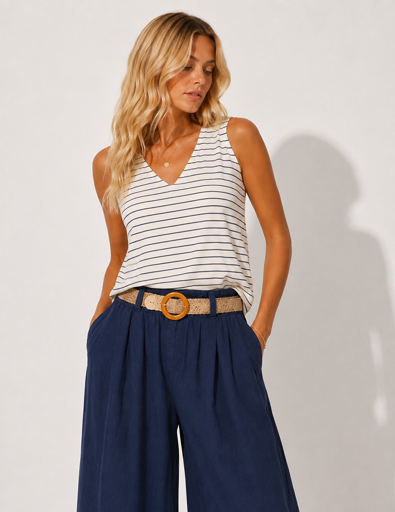 BLUSA S/M CUELLO PICO