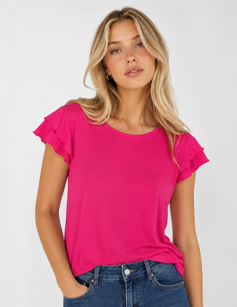 BLUSA CUELLO REDONDO F DUPLO