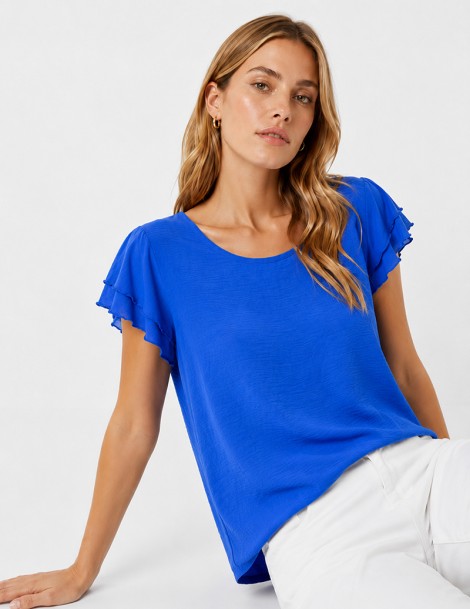BLUSA CUELLO REDONDO F DUPLO