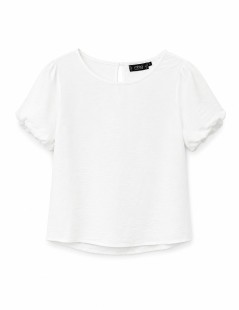 BLUSA CUELLO REDONDO F DUPLO