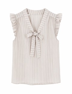 BLUSA RAYAS C/LAÇO CUELLO