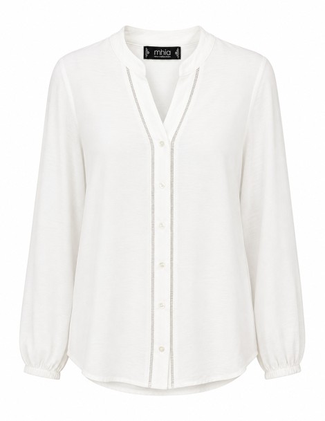 BLUSA ESCOTE PICO